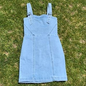 Denim Buckle Dress
